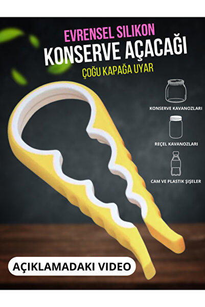 Luckshery Kitchen Konserve Kavanoz Şişe Açacağı Kavanoz Kapağı Açma Aparatı 4...