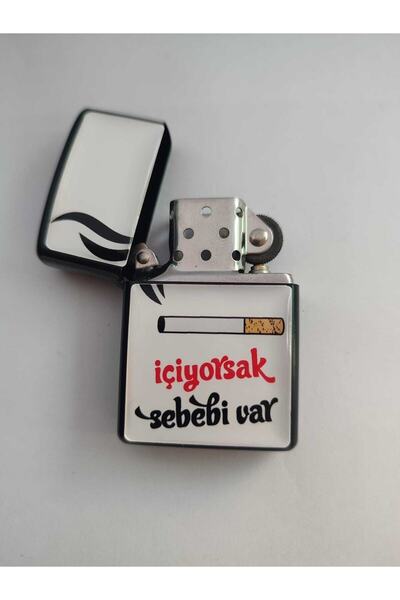 ASYA GIFTS Içiyorsak Sebebi Var Benzinli Çakmak