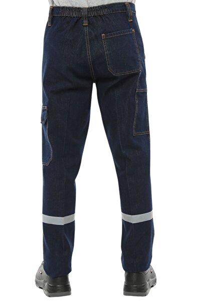 Şensel Navy Blue Winter Reflective Jeans -82E445-