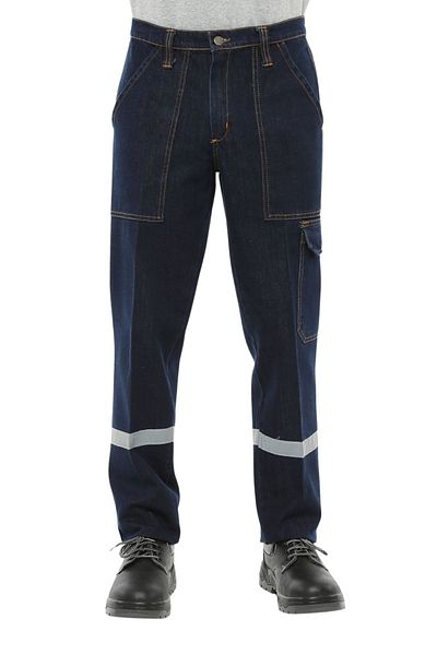 Şensel Navy Blue Winter Reflective Jeans -82E445-