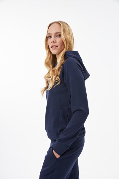 Elegant Design Yumuşak Dokulu Micro Modal Sweatshirt Üst