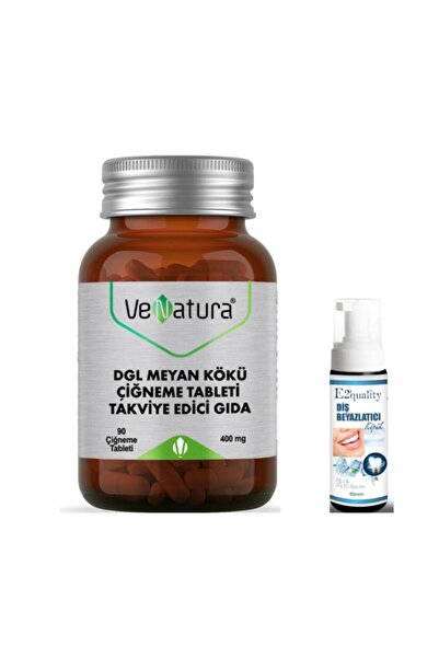 VeNatura Dgl Licorice 90 Pieces Chewing Tablets - Supplementing and Teeth Whi...