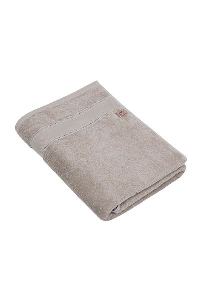 Ecocotton Πετσέτα μπάνιου Βιολογικό βαμβάκι με τρύπα Μπεζ 80x150 cm