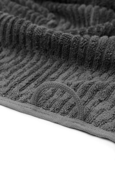 Green Black Аніса Банний рушник 100% бавовна жакардовий антрацит 80x150 см