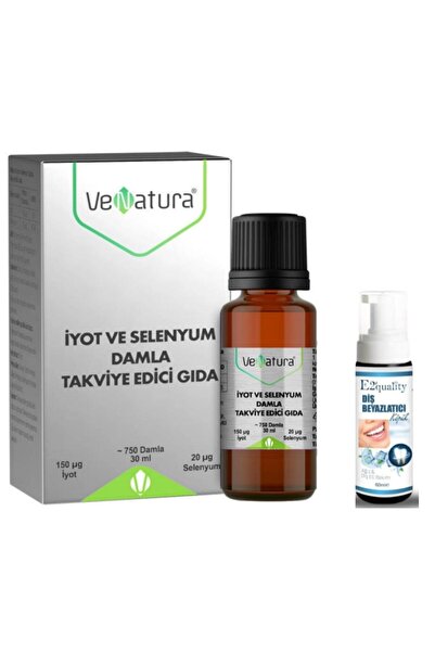 VeNatura İyot ve Selenyum Damla Takviye Edici Gıda 30 ml - Diş Beyazlatıcı Kö...