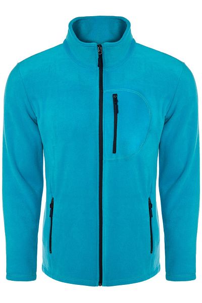 Vio Belle Men's Full Zipper Windproof 5 Pocket Fleece Jacket