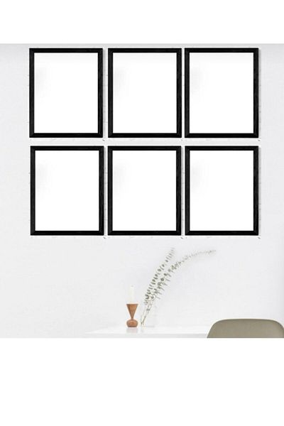 AS TİCARET 6 Pieces 21x30 Photo Album Photo Frame Picture Album Frame A4