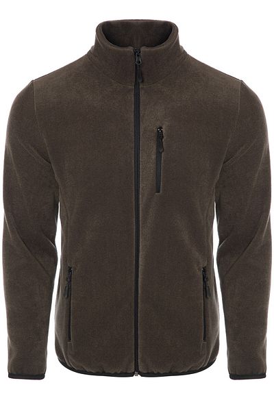 Vio Belle Men's Full Zipper Windproof 5 Pocket Fleece Jacket
