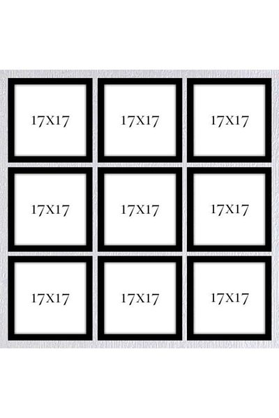 AS TİCARET Nine 17x17 Frame (No Poster) - Bos1027