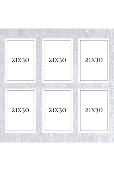 AS TİCARET Six-Piece 21x30 Frame (No Poster) - Bos1012