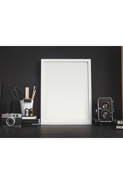 AS TİCARET 30x40 Photo Frame White Frame