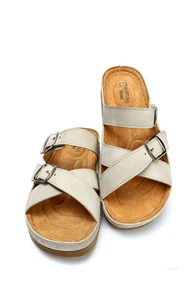 Kifidis Sıb220519 -natura Kadın Anatomik Deri Terlik 36-41