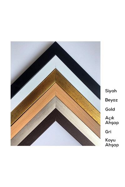 AS TİCARET Six-Piece 50x70 Frame (No Poster) - Bos1016