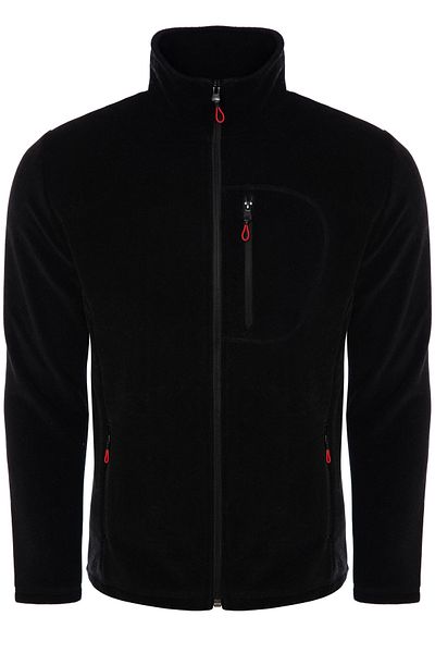 Vio Belle Men's Full Zipper Windproof 5 Pocket Fleece Jacket