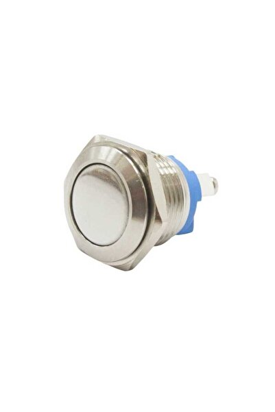 Motorobit 16G-P0 16mm Düz Yaylı Metal Buton
