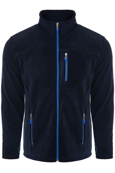 Vio Belle Men's Full Zipper Windproof 5 Pocket Fleece Jacket