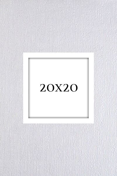 AS TİCARET White Photo Frame 20x20