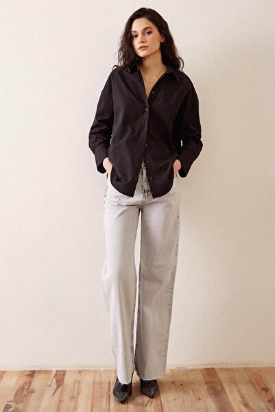 Never more Cămașă de bază din poplin