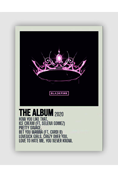 fırsatlar diyarı BLACKPINK The Album K-pop Duvar Posteri - Duvar Dekoru - Kal...
