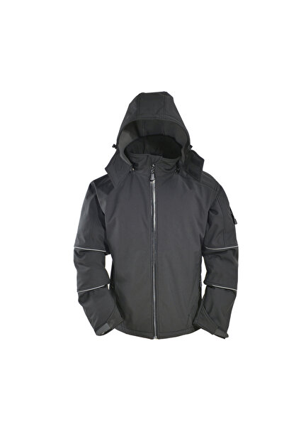 Vizwell izwell VWJK112 Outdoor Softshell Mont Siyah