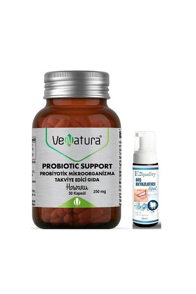 VeNatura Probiotic Microorganism 30 Capsules - Teeth Whitening Foam Gift
