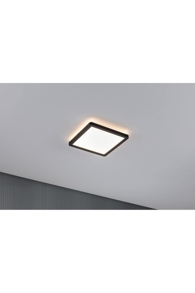 Viesteknoloji Tavana sıfır 24w siyah kasa gün ışığı modern led avize banyo balkon ofis wc dekoratif aydınlatma