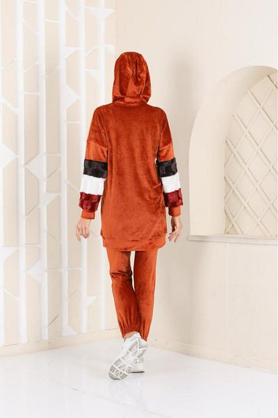 WestBound Γυναικείο TABA Rabbit Figured Honey Bunny Soft Velvet Σετ πιτζάμες