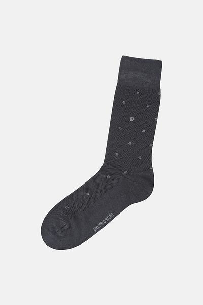 Pierre Cardin Bamboo Single Anthracite Men's Long Socks Doula PC-451