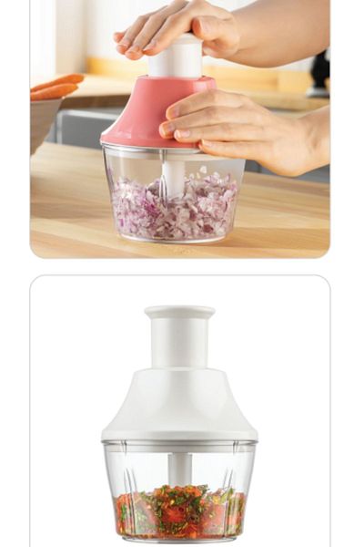 Wansatti Dynamic Manual Chopper Rondo - 3 Blade Hand Rondo, 700 ml