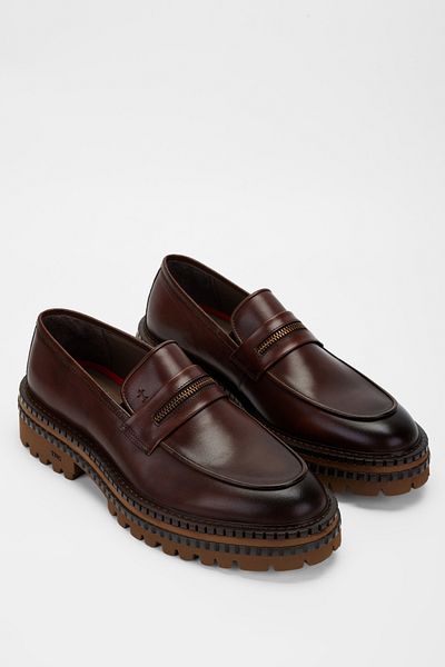 Tamer Tanca Men's Genuine Leather Loafer Shoes 537 3252 Erk Ayk Sk23/24