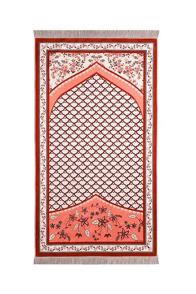Bursa İpek Pomegranate Velvet Rug Prayer Rug