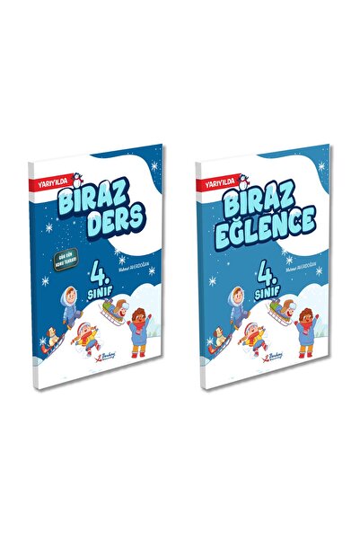 Berkay Yayıncılık 4.SINIF BİRAZ DERS BİRAZ EĞLENCE TATİL KİTABI+KARNE KILIFI ...