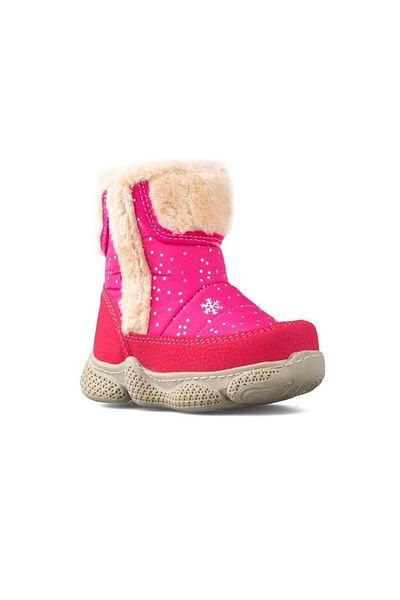 Tuğba Ortopedi 135 Baby Girl Fuchsia Fur Snow Boots
