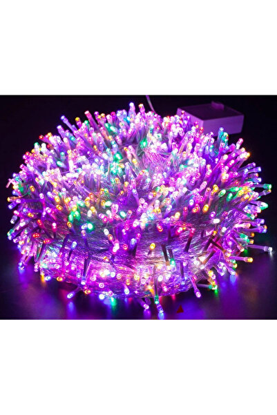 Solo Renkli Yılbaşı Ağacı Led Işık 10 Metre 100 Led Işık, Farklı mod seçenekl...