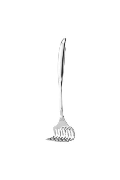 Berghoff Essentials Stainless Steel 6 Piece Ladle Colander Potato Masher Pasta Spoon Spatula Spoon Set