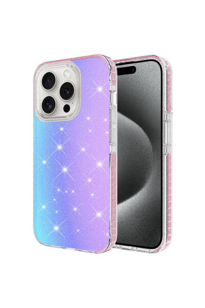 zore حافظة لهاتف ابل ايفون 15 برو ماكس بألوان زاهية متدرجة Zore Velle