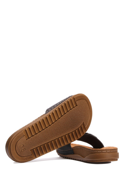 Kifidis Sıb213610 -natura Kadın Anatomik Deri Terlik 36-40