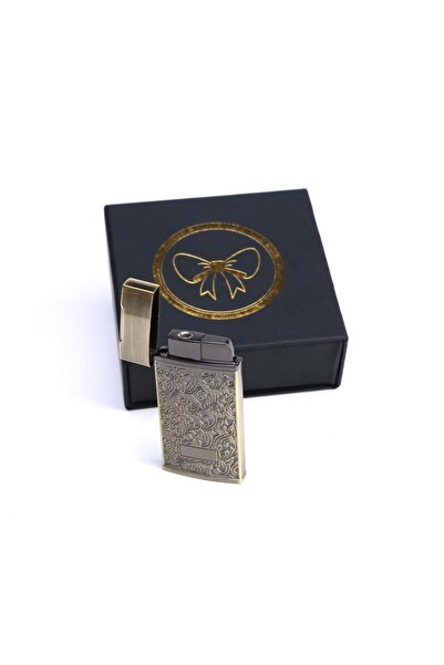 Genel Markalar Kişiye Özel Çakmak Lüks Kutulu Pürmüz Ateşleme