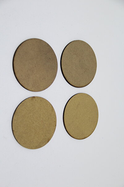 esbia tasarım Ahşap Hobi Malzemeleri 20 'li 10 cm Yuvarlak 3mm Ham Boyasız Mdf