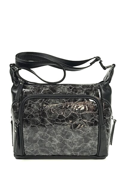 Skarlet حقيبة كتف من الجلد الطبيعي