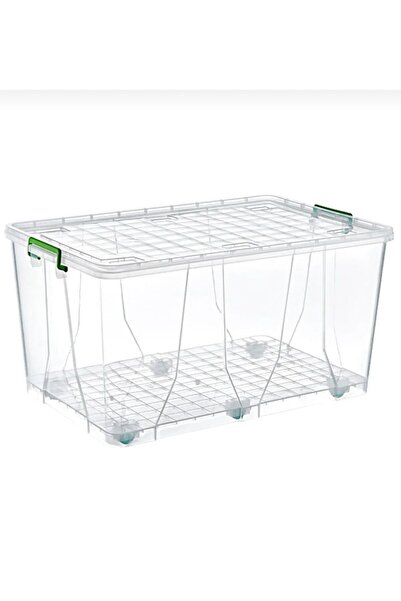 Şenyayla Plastik Mega Plastik Tekerli Saklama Ve Düzenleme Kutusu 120 Lt