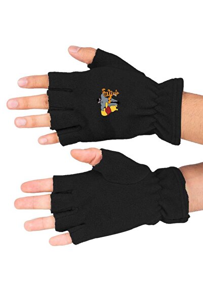 herotasarım Mănuși din lână polară Winnie The Pooh - Design decupat BLL4389