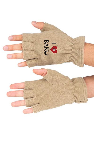 herotasarım Γάντια Baku Fleece Cut - i Love bll4597