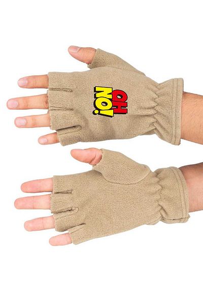 herotasarım Fleece Cut Gloves - Oh No Bll4570