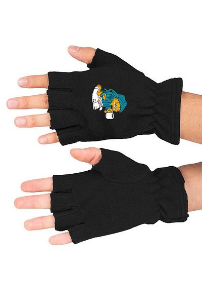 herotasarım Γάντια Garfield Fleece Cut - Bll4959