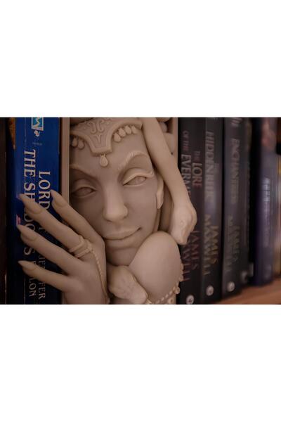 BCOVERART Medusa Antik Book Nook Kitap Köşesi Özel Tasarım Kitap Tutucu