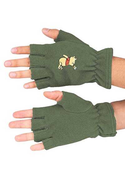 herotasarım Mănuși din lână polară Winnie The Pooh - Design decupat BLL4431