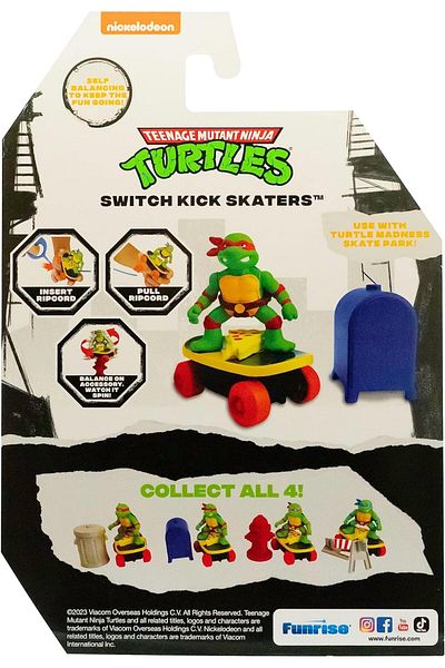 Tower Toys TU812001 لوح التزلج سلاحف النينجا الشكل 71052 رافائيل