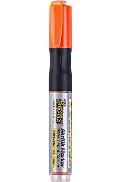 Modellino Akrilik Marker 4mm Brons Su Bazlı Akrilik Kalem Boya - Renk Seçenek...