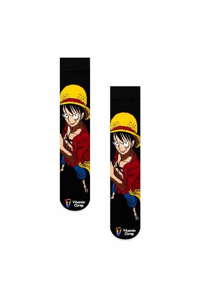 Limmon Store جوارب ملونة من Anime Monkey D. Luffy